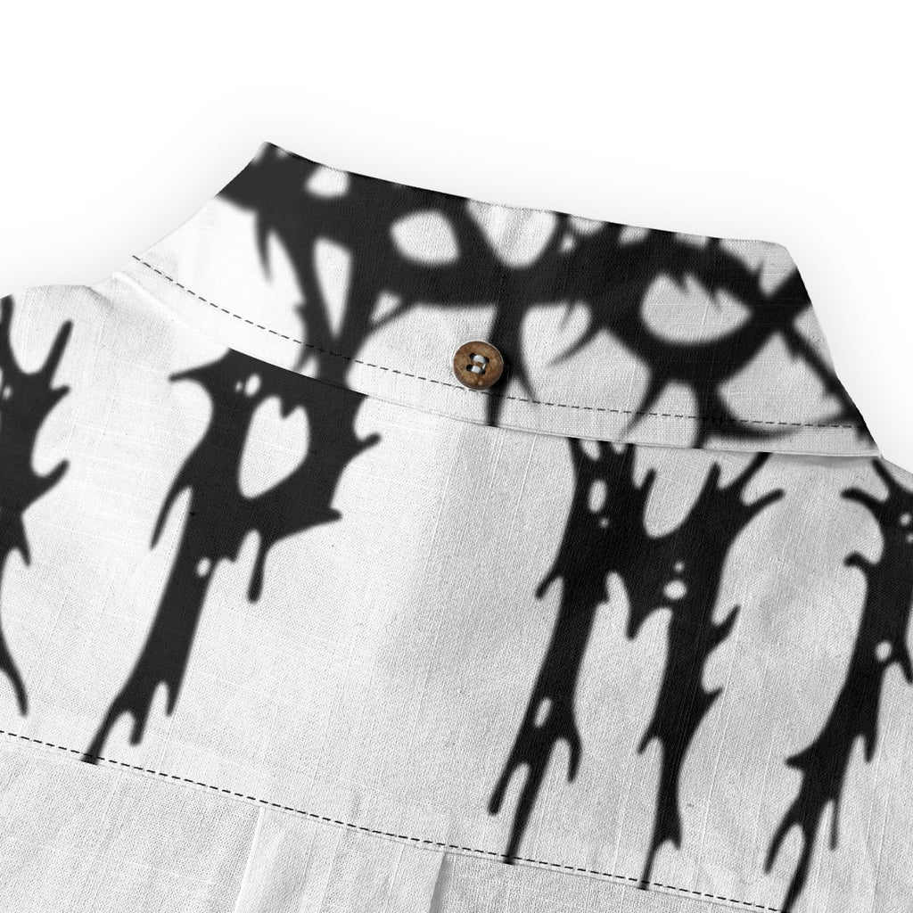 ' BEAUTY DON'T DIE' LONG SLEEVE BUTTON UP
