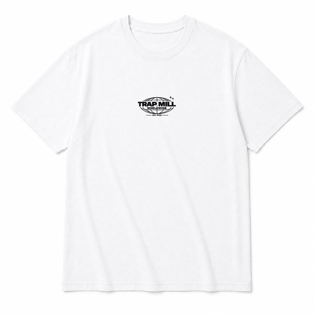 ' TRAP MILL WORLD WIDE' STITCH LOGO